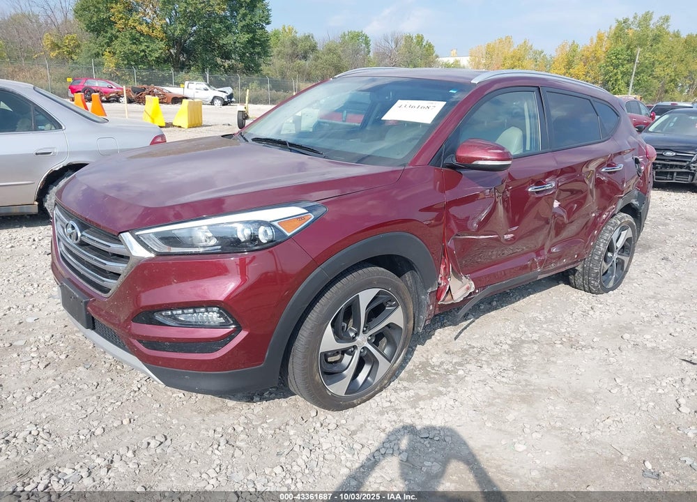 2017 HYUNDAI TUCSON LIMITED VIN: KM8J3CA2XHU357473