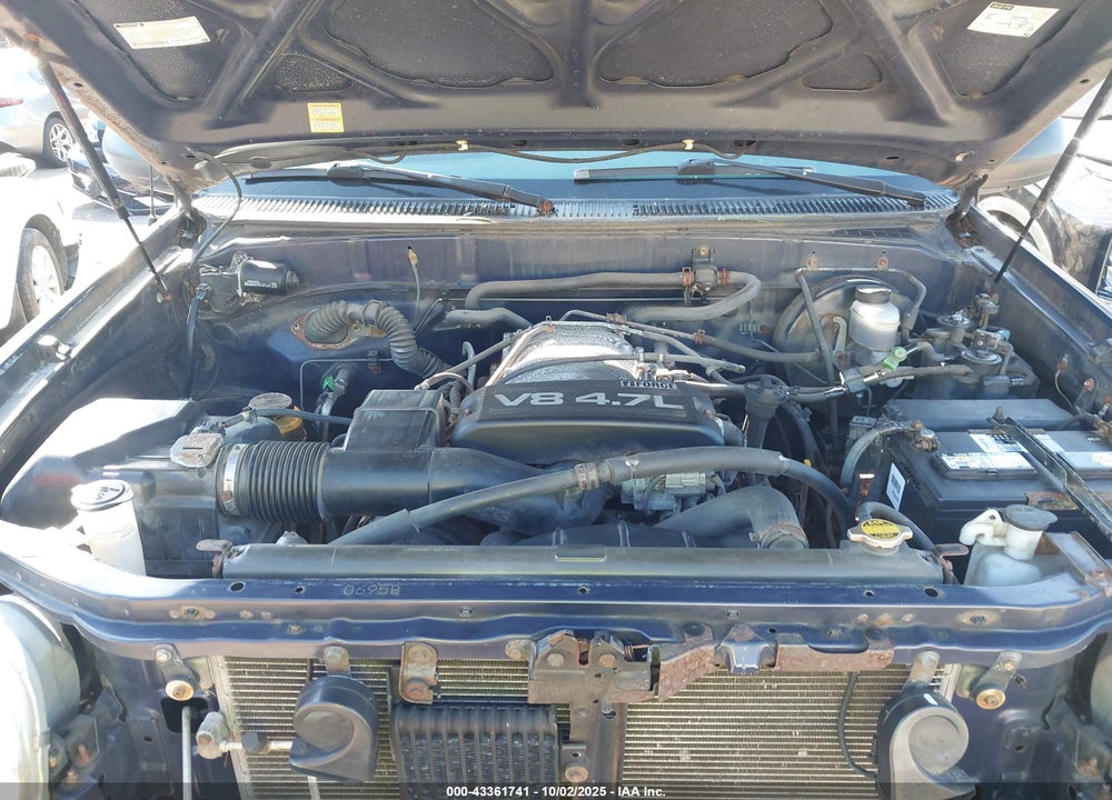 2002 TOYOTA TUNDRA SR5 V8 VIN: 5TBBT44172S296945