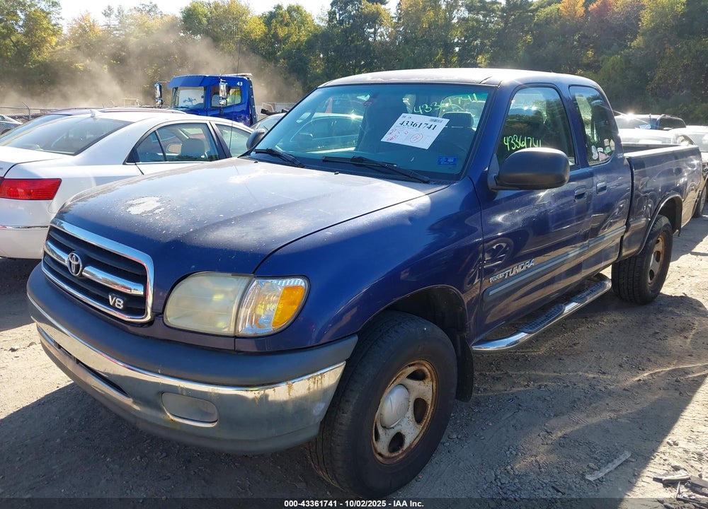 2002 TOYOTA TUNDRA SR5 V8 VIN: 5TBBT44172S296945