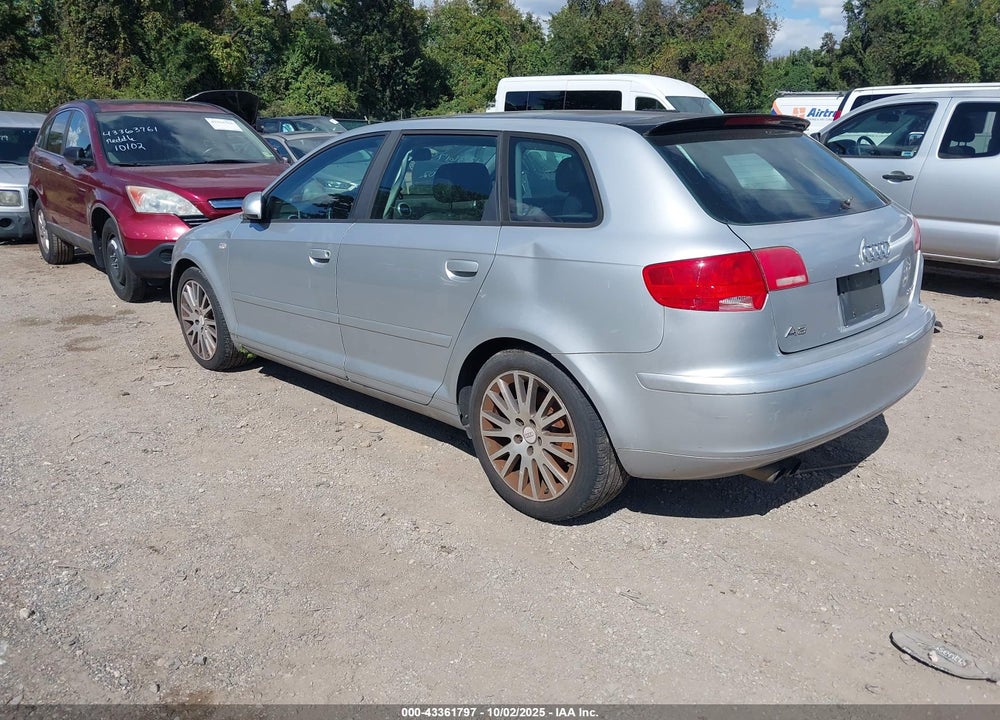 2006 AUDI A3 2.0T VIN: WAUMF78P76A123451
