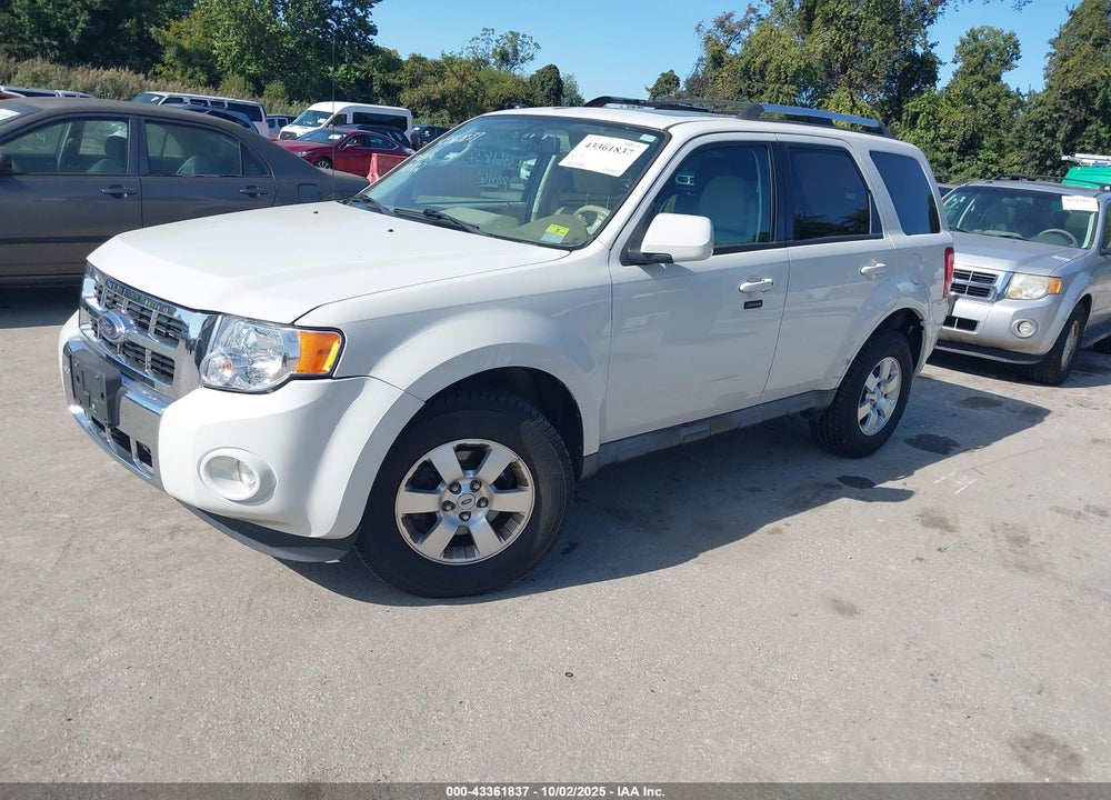 2010 FORD ESCAPE LIMITED VIN: 1FMCU0E78AKA53683