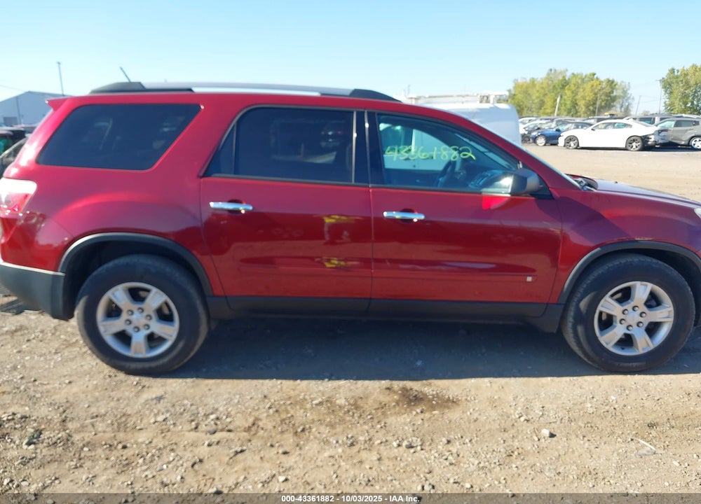 2010 GMC ACADIA SLE VIN: 1GKLRLED8AJ172633