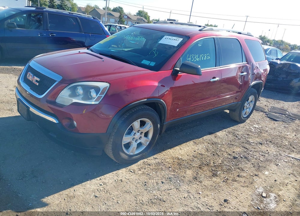 2010 GMC ACADIA SLE VIN: 1GKLRLED8AJ172633