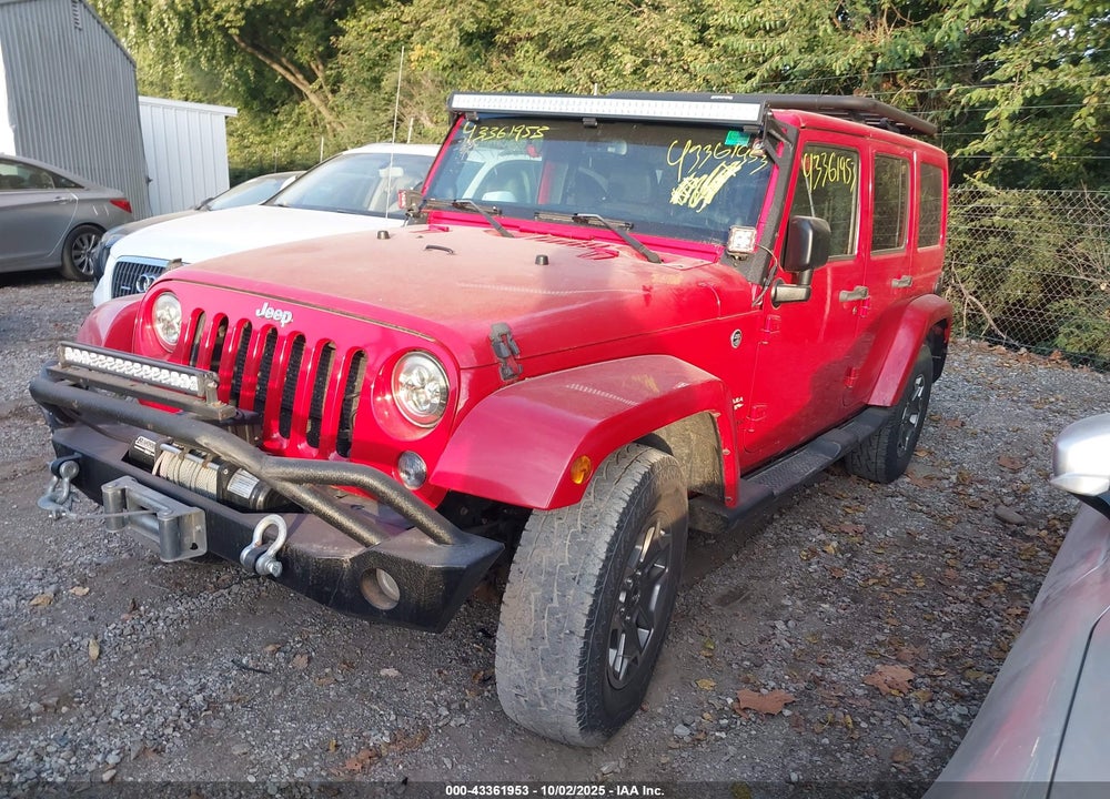 2014 JEEP WRANGLER UNLIMITED VIN: 1C4BJWEG6EL233563