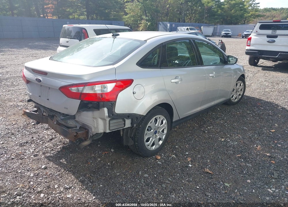 2012 FORD FOCUS SE VIN: 1FAHP3F29CL442096