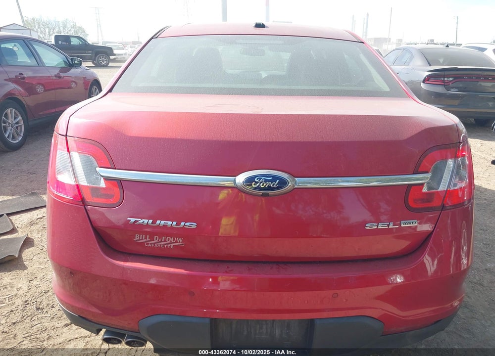 2012 FORD TAURUS VIN: 1FAHP2HW7CG138283