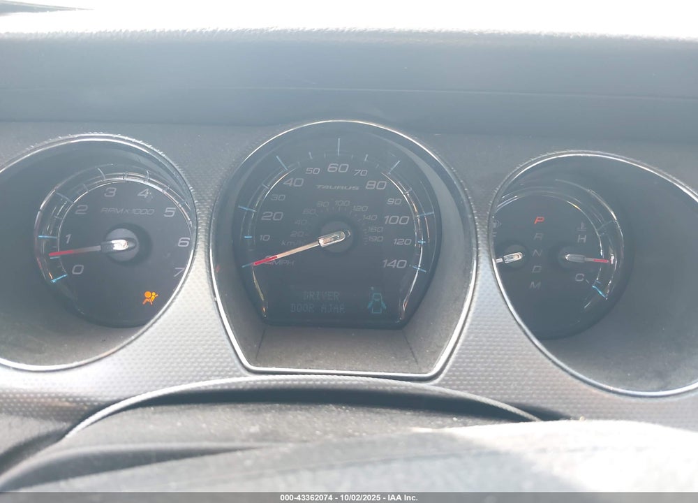 2012 FORD TAURUS VIN: 1FAHP2HW7CG138283