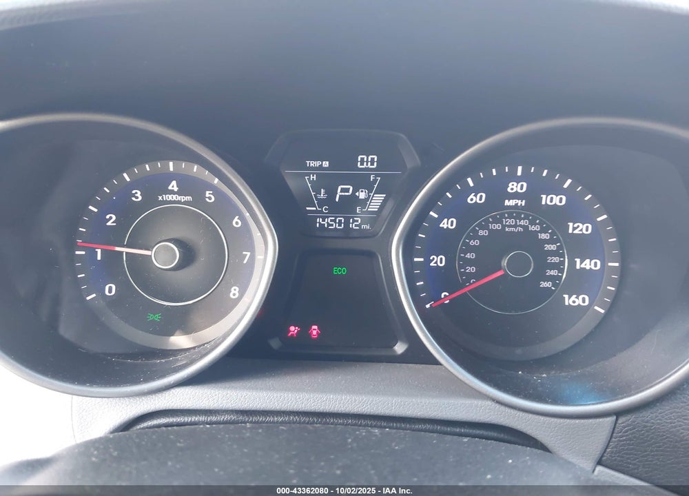 2016 HYUNDAI ELANTRA VIN: 5NPDH4AE7GH753453