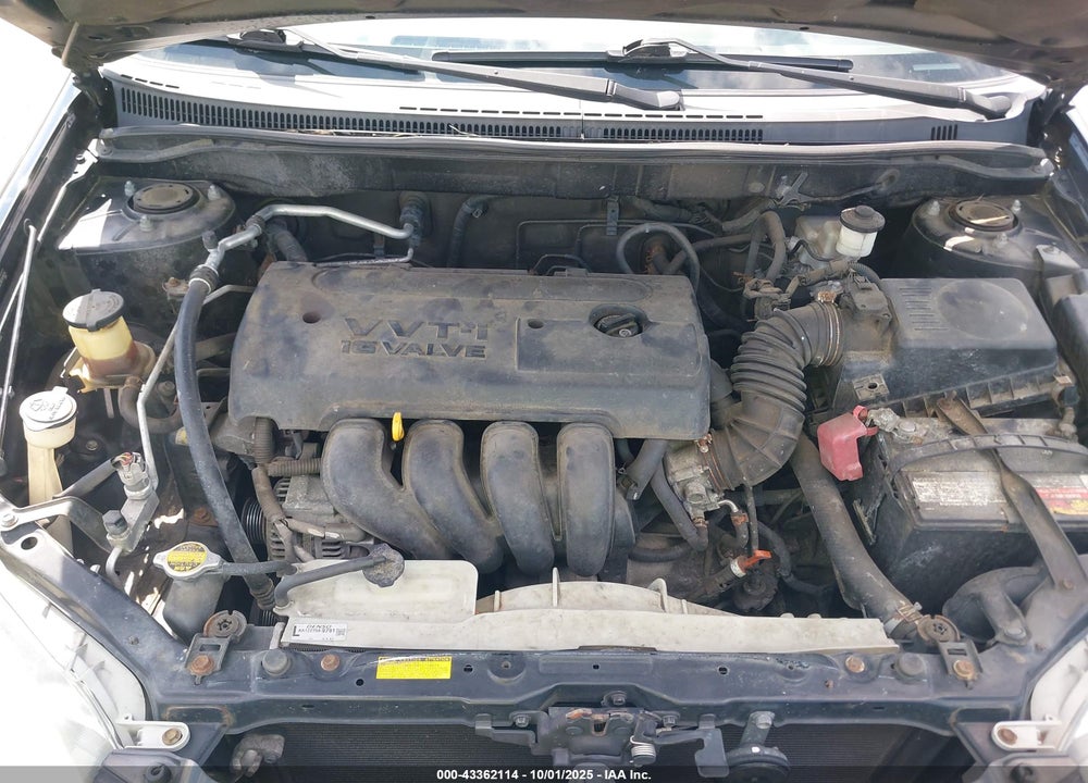 2008 TOYOTA COROLLA VIN: 2T1BR32E28C934624