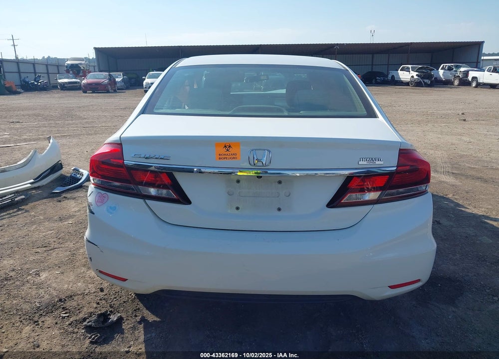 2015 HONDA CIVIC LX VIN: 19XFB2F52FE122068