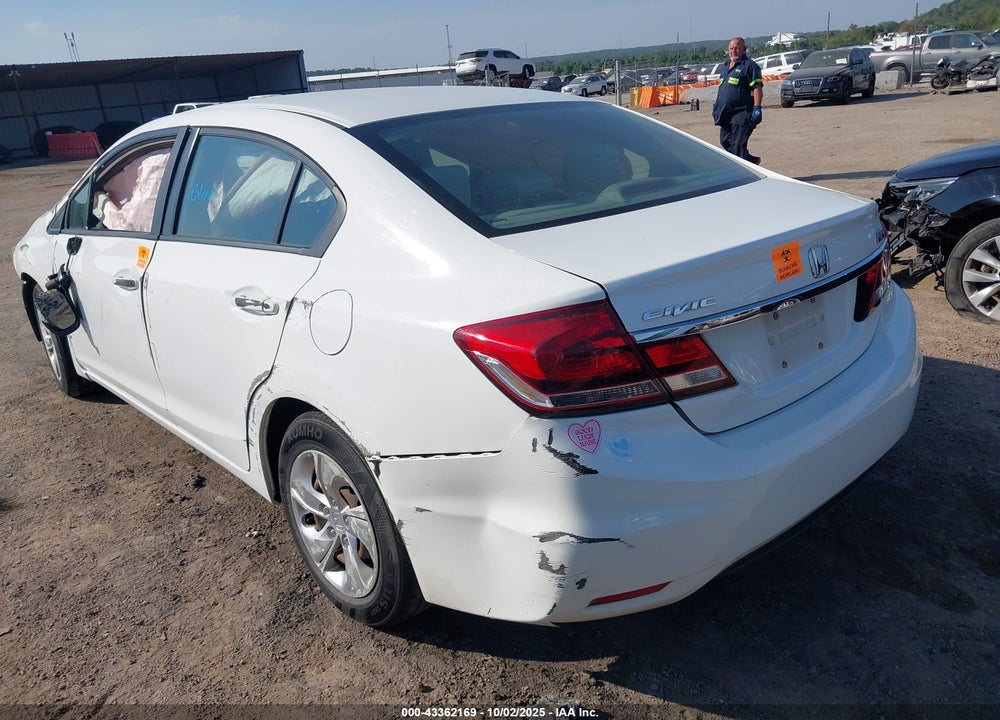 2015 HONDA CIVIC LX VIN: 19XFB2F52FE122068