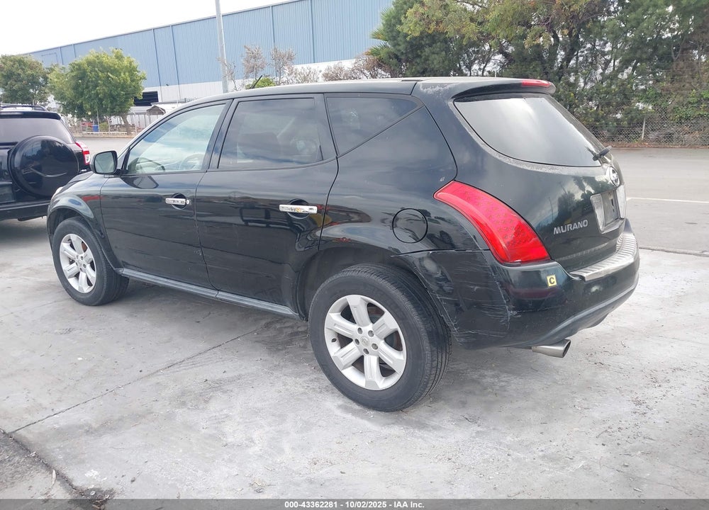 2006 NISSAN MURANO VIN: JN8AZO8W96W524633