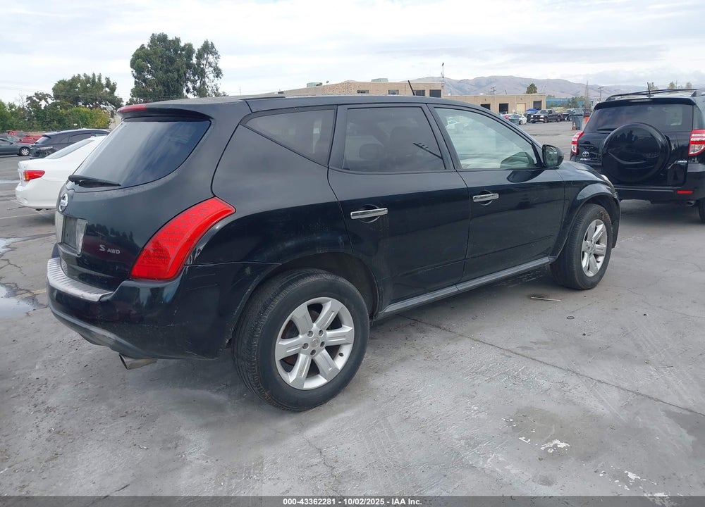 2006 NISSAN MURANO VIN: JN8AZO8W96W524633