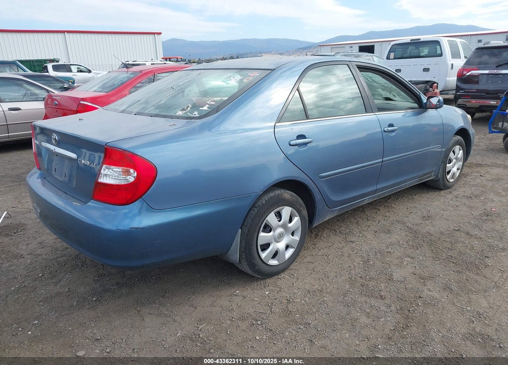 2004 TOYOTA CAMRY LE VIN: 4T1BE32K04U939282