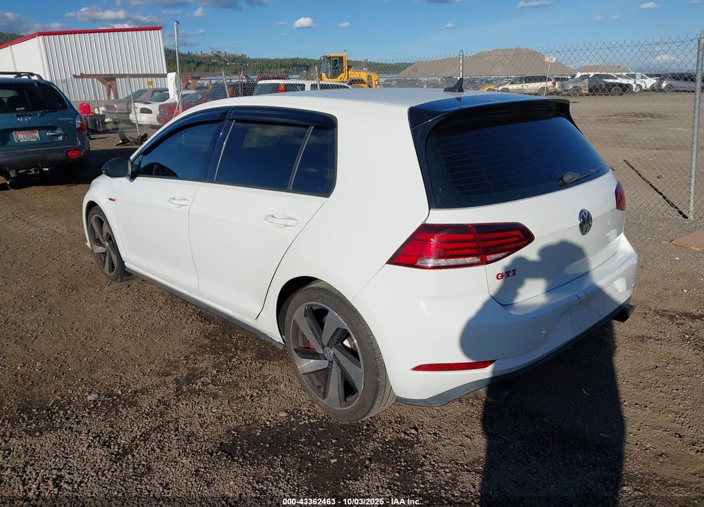 2021 VOLKSWAGEN GOLF GTI 2.0T AUTOBAHN/2.0T S/2.0T SE VIN: 3VW5T7AU7MM010693