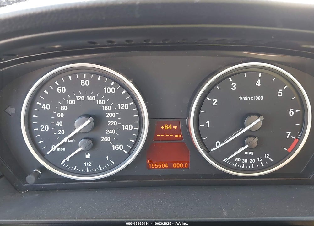 2010 BMW 5 SERIES VIN: WBANV1C58AC388841
