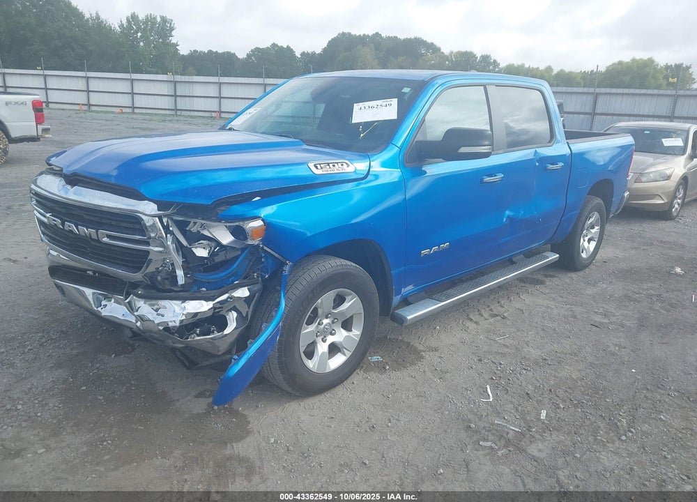2020 RAM 1500 BIG HORN 4X4 5'7 BOX VIN: 1C6SRFFT3LN362079