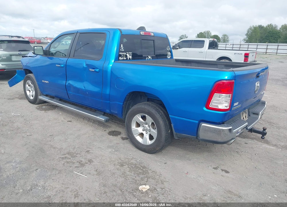 2020 RAM 1500 BIG HORN 4X4 5'7 BOX VIN: 1C6SRFFT3LN362079