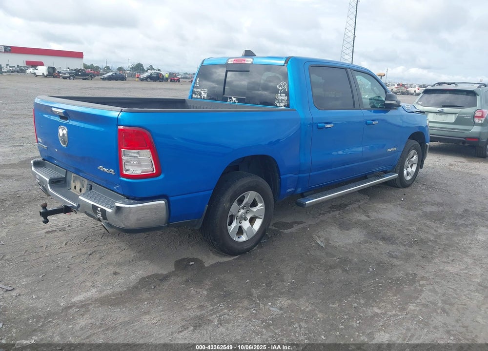 2020 RAM 1500 BIG HORN 4X4 5'7 BOX VIN: 1C6SRFFT3LN362079
