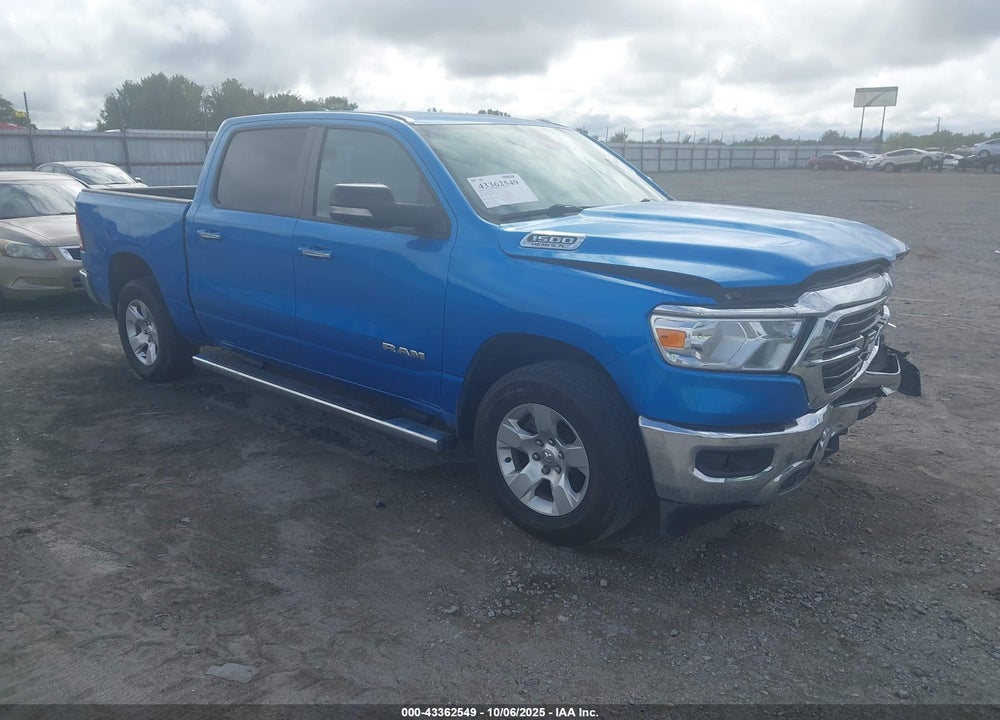 2020 RAM 1500 BIG HORN 4X4 5'7 BOX VIN: 1C6SRFFT3LN362079