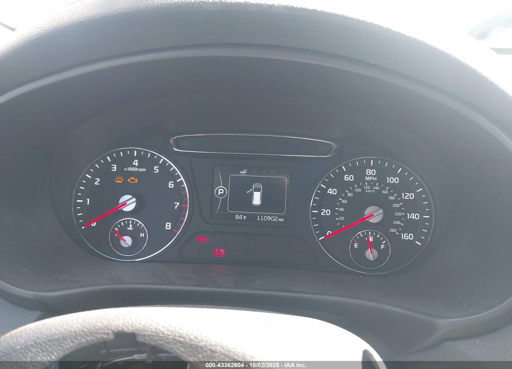 2017 KIA SORENTO 2.4L LX VIN: 5XYPG4A35HG277341