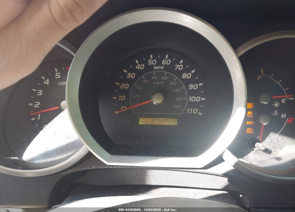 2007 TOYOTA 4RUNNER SPORT V8 VIN: JTEBT14R378037842