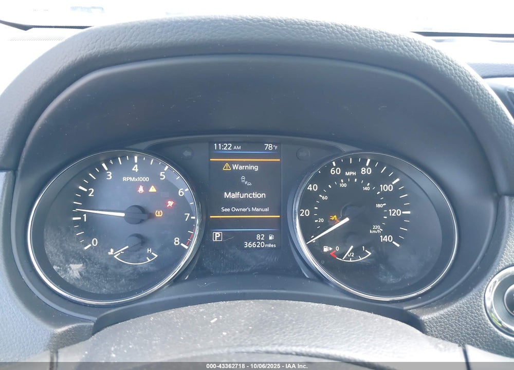 2020 NISSAN ROGUE SV FWD VIN: JN8AT2MTXLW036053