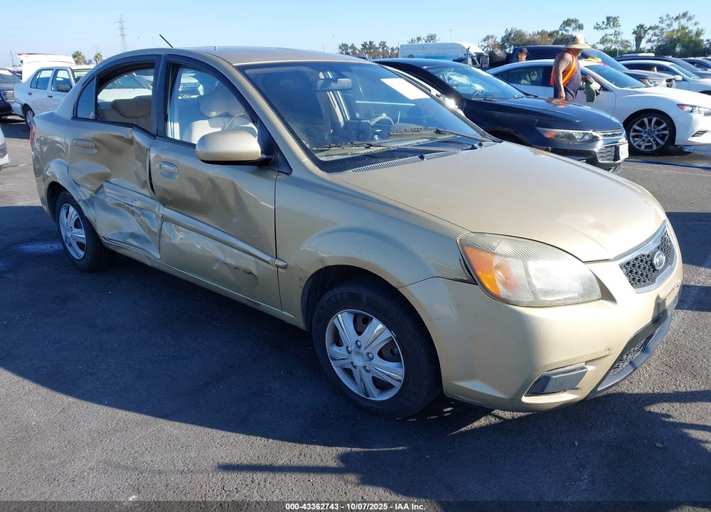 2011 KIA RIO LX VIN: KNADH4A31B6916824