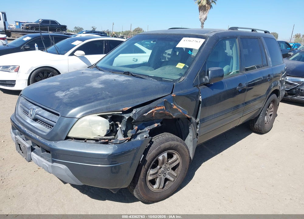 2004 HONDA PILOT EX-L VIN: 2HKYF18724H580157