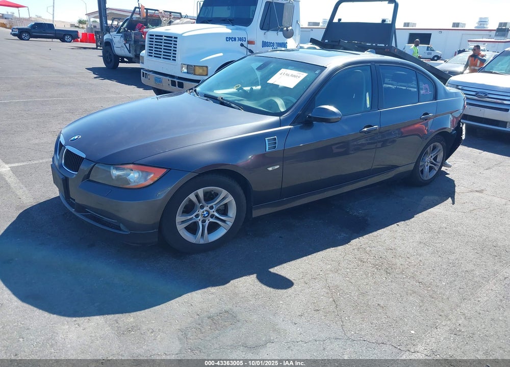 2008 BMW 3 SERIES VIN: WBAVC93558K044856