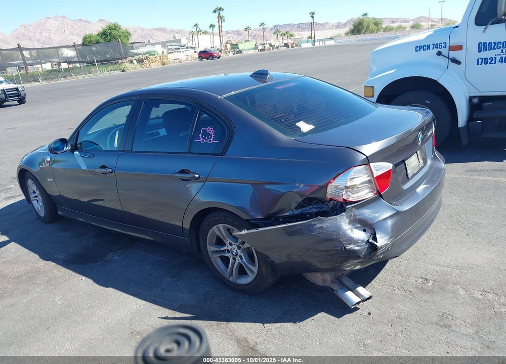 2008 BMW 3 SERIES VIN: WBAVC93558K044856