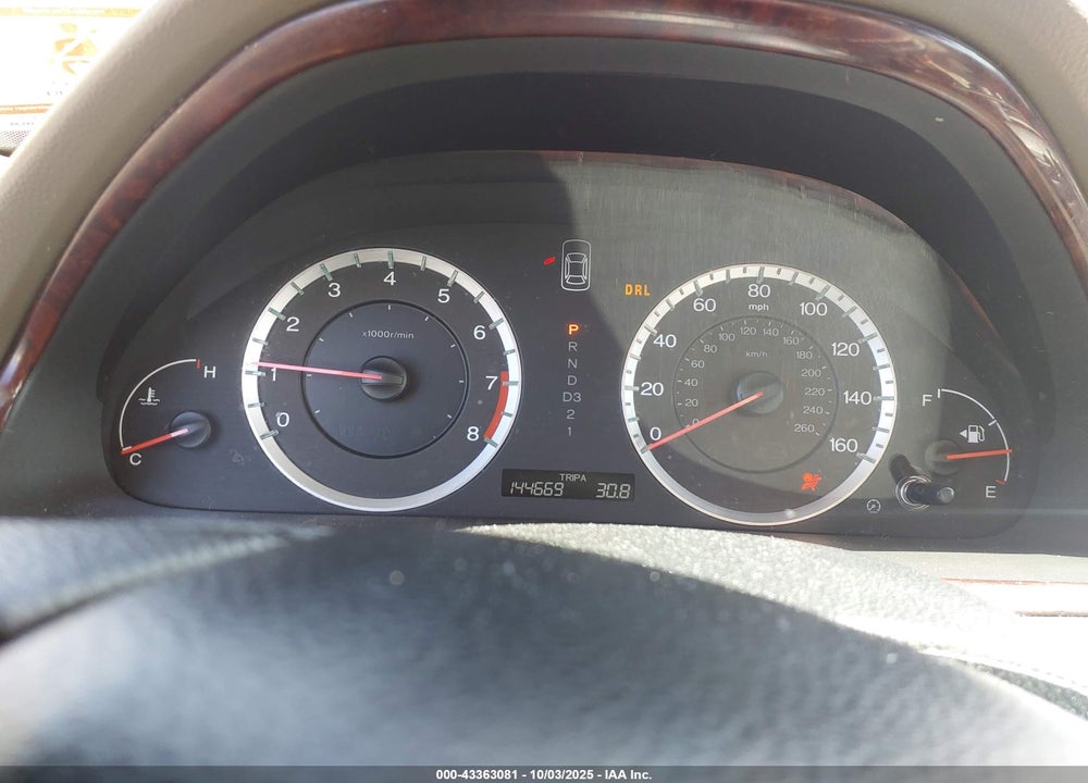 2009 HONDA ACCORD 2.4 LX-P VIN: 1HGCP26469A063787