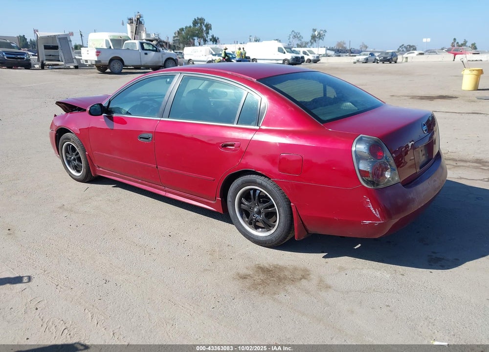2005 NISSAN ALTIMA VIN: 1N4AL11D75N460758