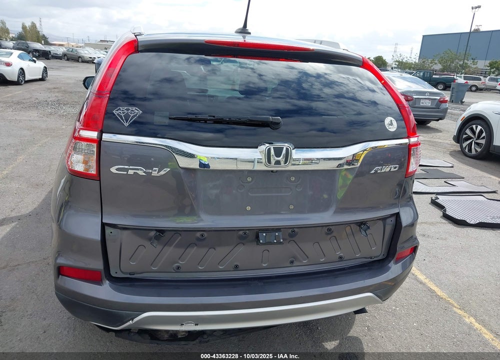 2016 HONDA CR-V VIN: 5J6RM4H96GL037580