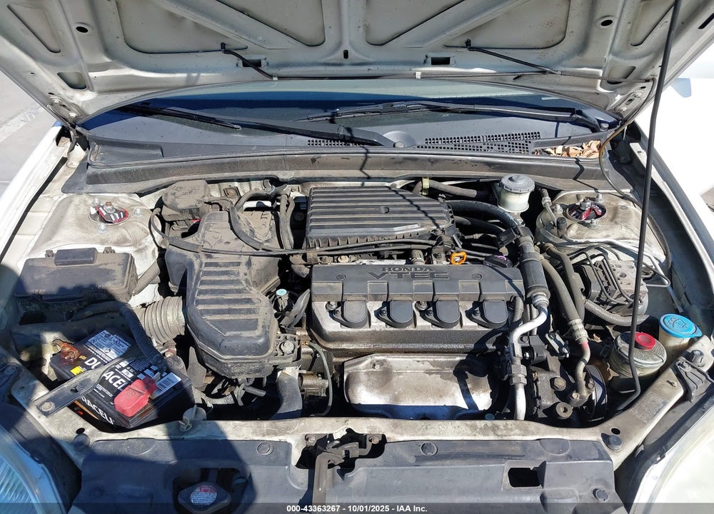 2001 HONDA CIVIC EX VIN: 2HGES267X1H588861
