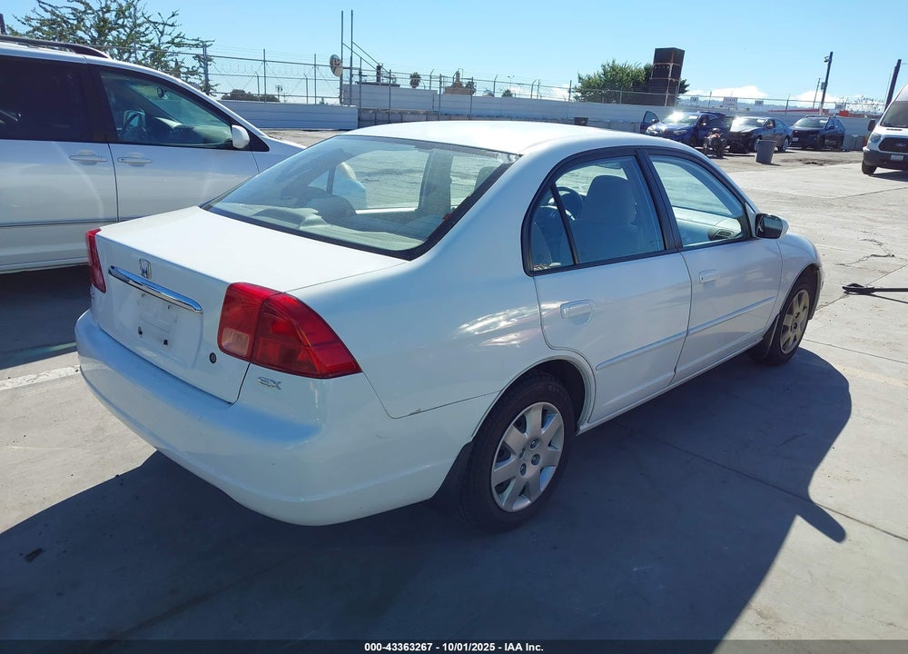 2001 HONDA CIVIC EX VIN: 2HGES267X1H588861