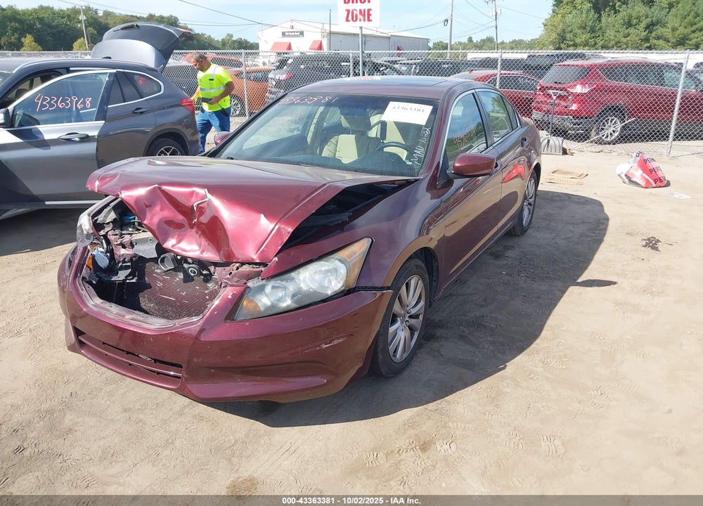 2012 HONDA ACCORD 2.4 EX VIN: 1HGCP2F78CA210340