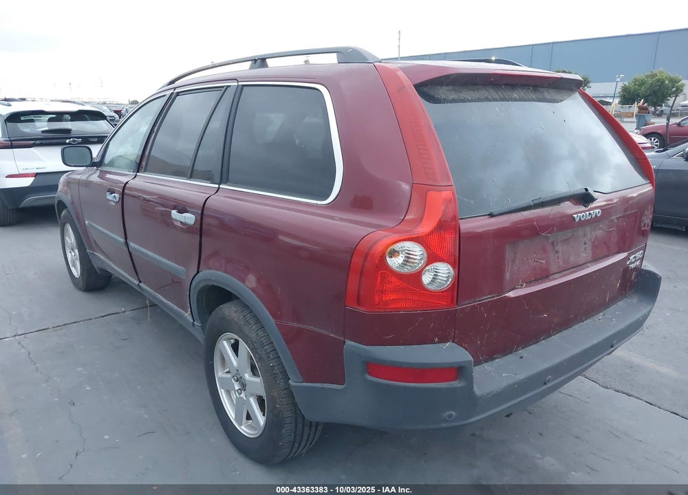 2004 VOLVO XC90 T6 VIN: YV1CZ91H741111215