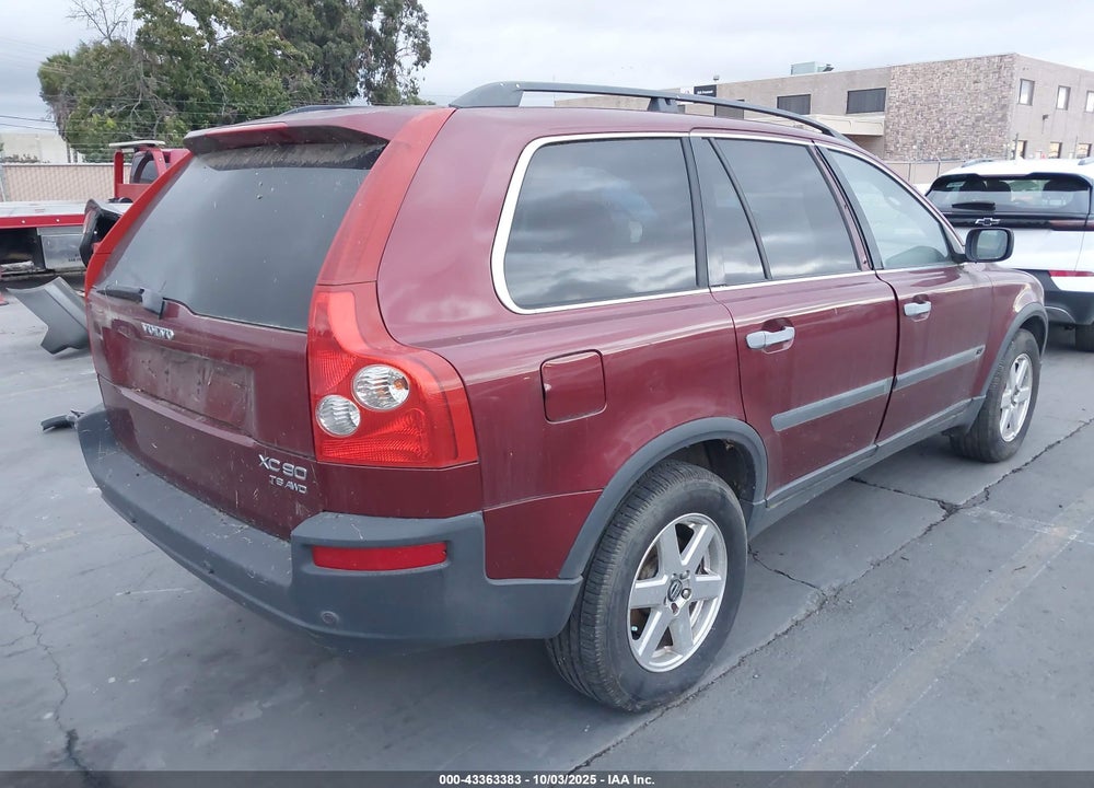 2004 VOLVO XC90 T6 VIN: YV1CZ91H741111215