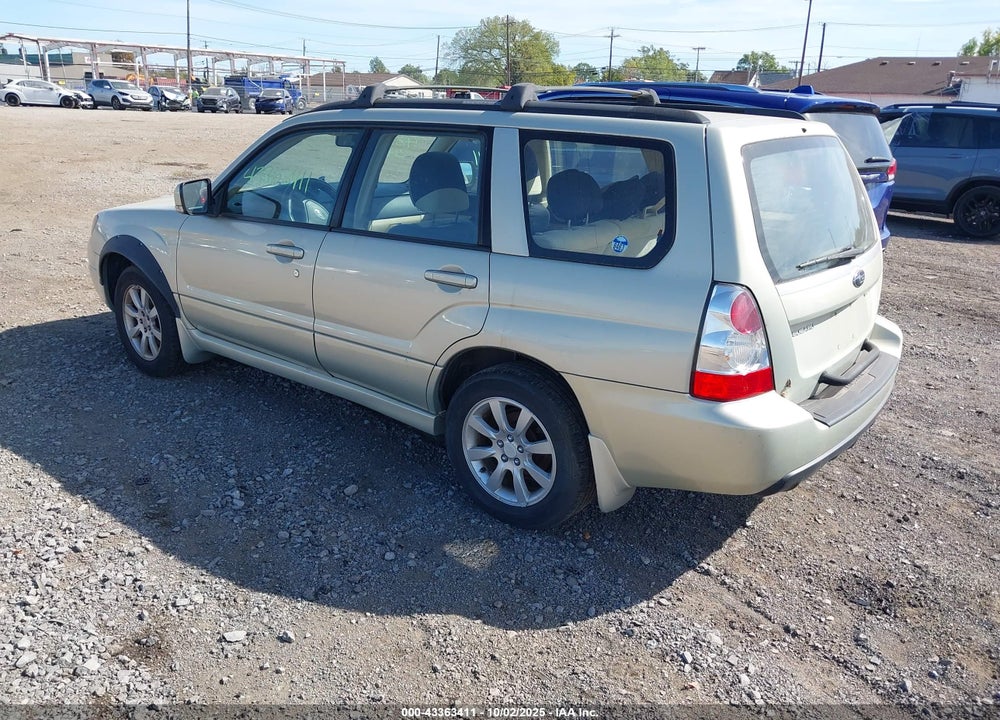 2007 SUBARU FORESTER 2.5X VIN: JF1SG65697H741642