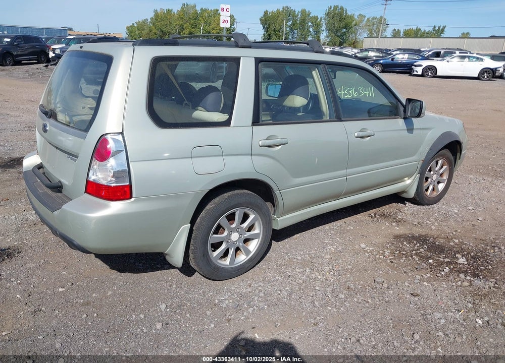 2007 SUBARU FORESTER 2.5X VIN: JF1SG65697H741642