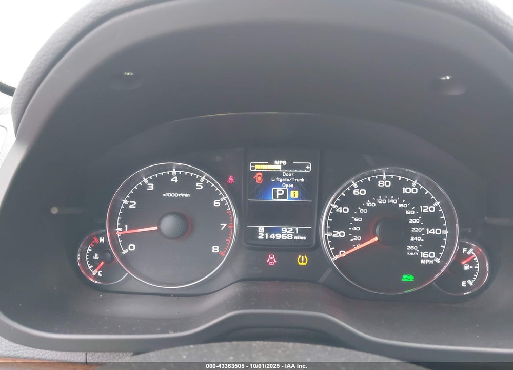 2013 SUBARU OUTBACK VIN: 4S4BRDKCXD2209765