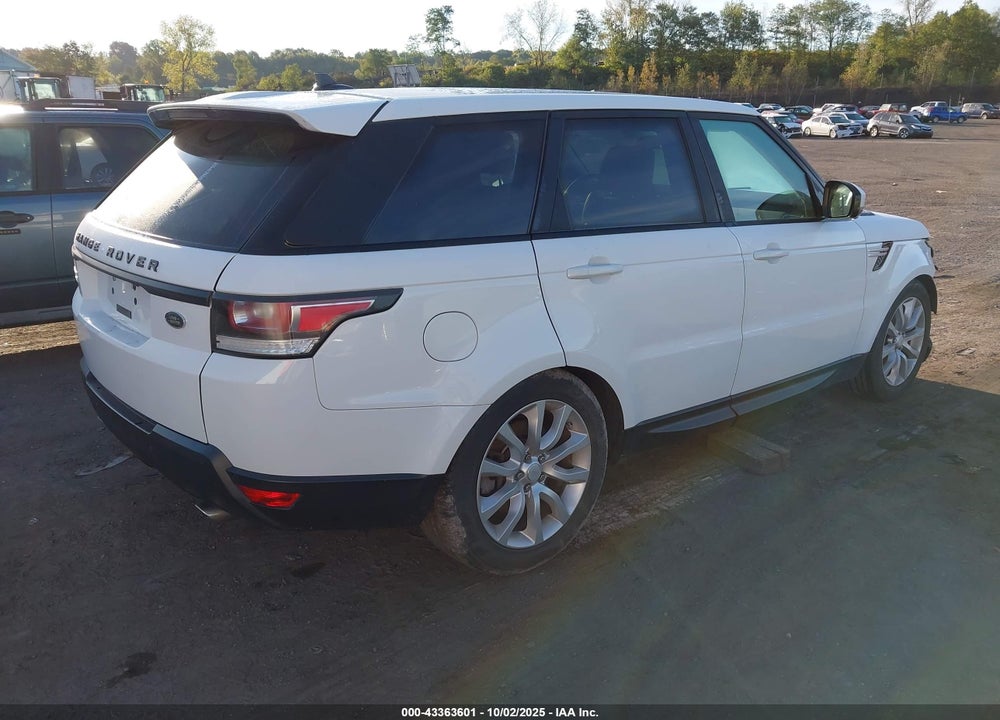 2015 LAND ROVER RANGE ROVER SPORT VIN: SALWR2VF1FA622918