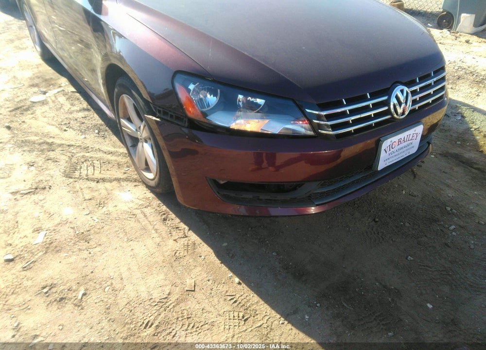 2012 VOLKSWAGEN PASSAT VIN: 1VWBN7A35CC102521