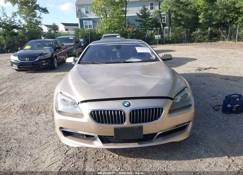 2013 BMW 640I GRAN COUPE VIN: WBA6A0C50DDZ04120
