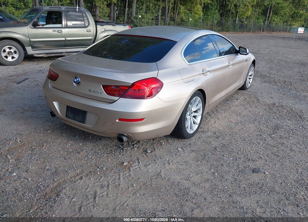 2013 BMW 640I GRAN COUPE VIN: WBA6A0C50DDZ04120