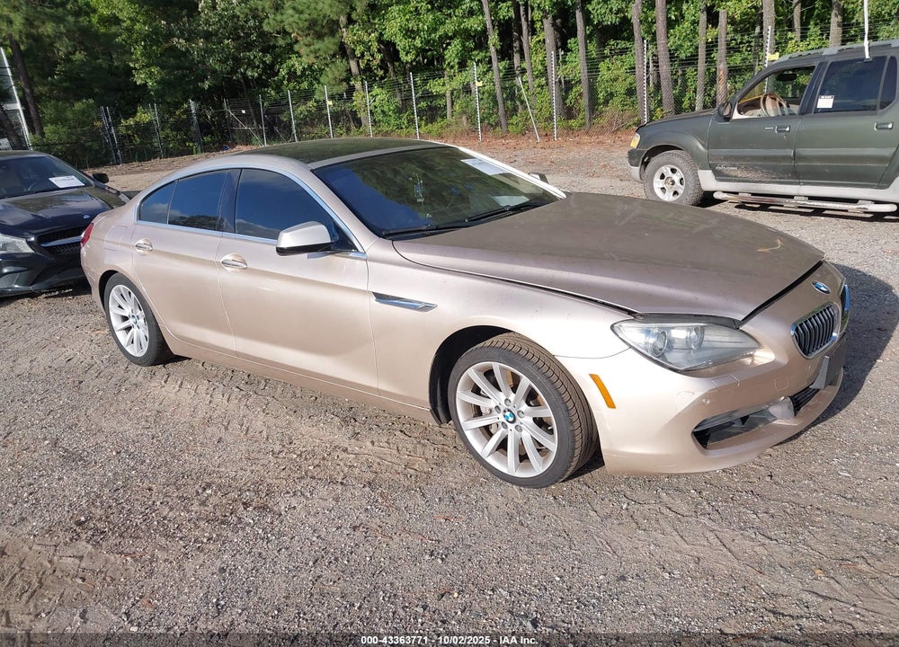 2013 BMW 640I GRAN COUPE VIN: WBA6A0C50DDZ04120