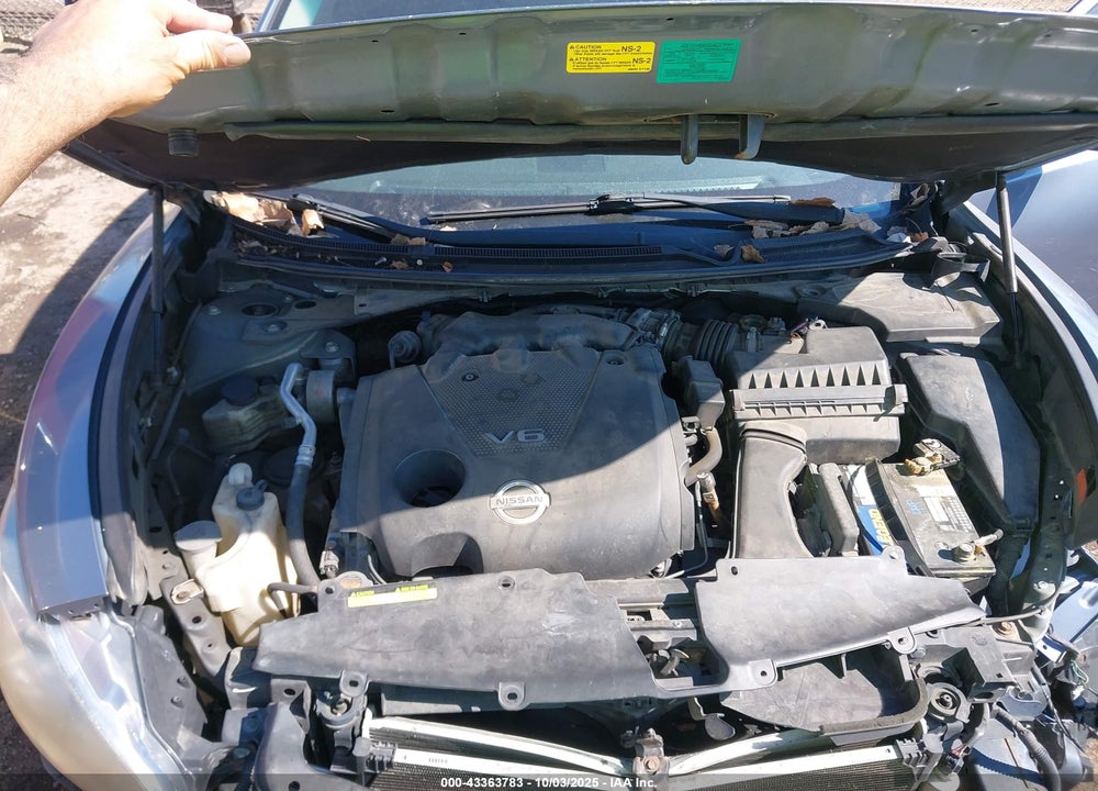 2011 NISSAN MAXIMA 3.5 SV VIN: 1N4AA5AP3BC833972