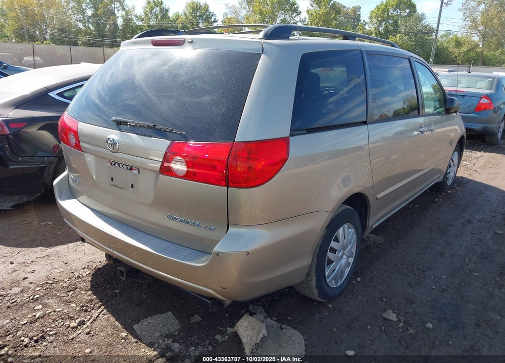 2007 TOYOTA SIENNA LE VIN: 5TDZK23CX7S066422