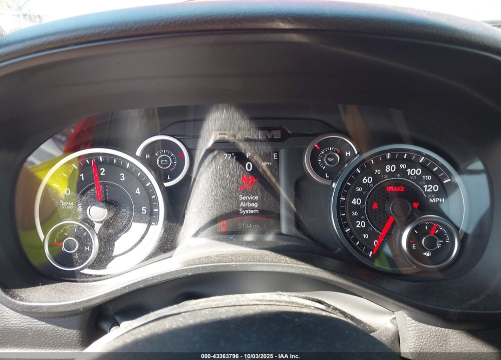 2025 RAM 1500 BIG HORN 4X4 5'7 BOX VIN: 1C6RRFFGXSN719869